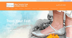 Desktop Screenshot of footankle.ca